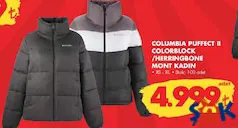 COLUMBİA PUFFECT II COLORBLOCK/HERRİNGBONE MONT KADIN
